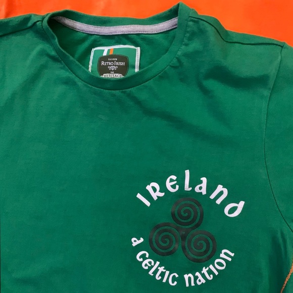 RETRO IRISH SS Cotton Tee - Picture 1 of 6